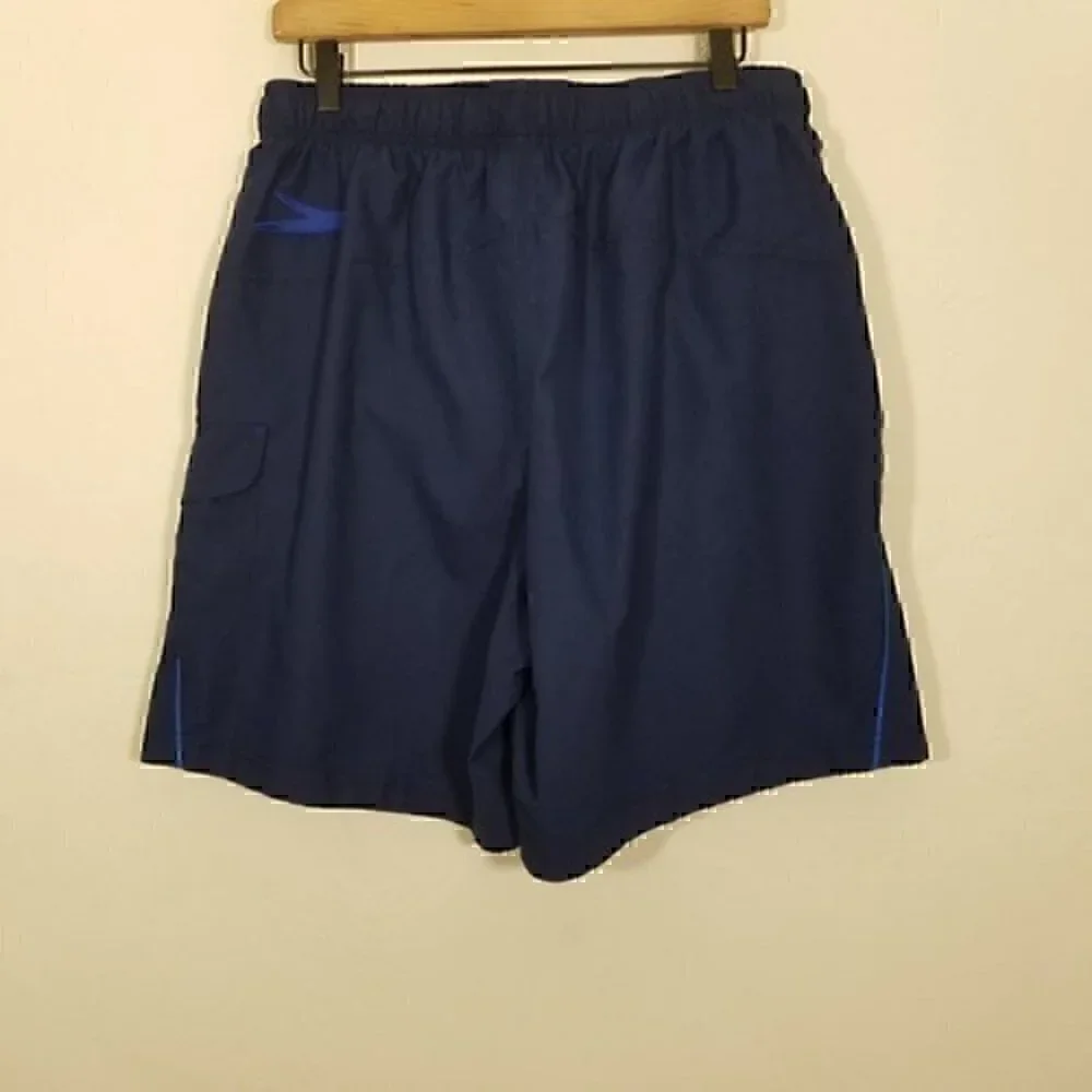 Speedo Athletic Swim Shorts Blue‎ Size L